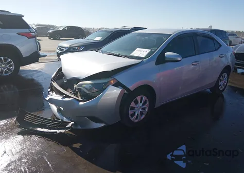 2016 Toyota Corolla L z USA, uszkodzony, nr VIN 2T1BURHE5GC572280
